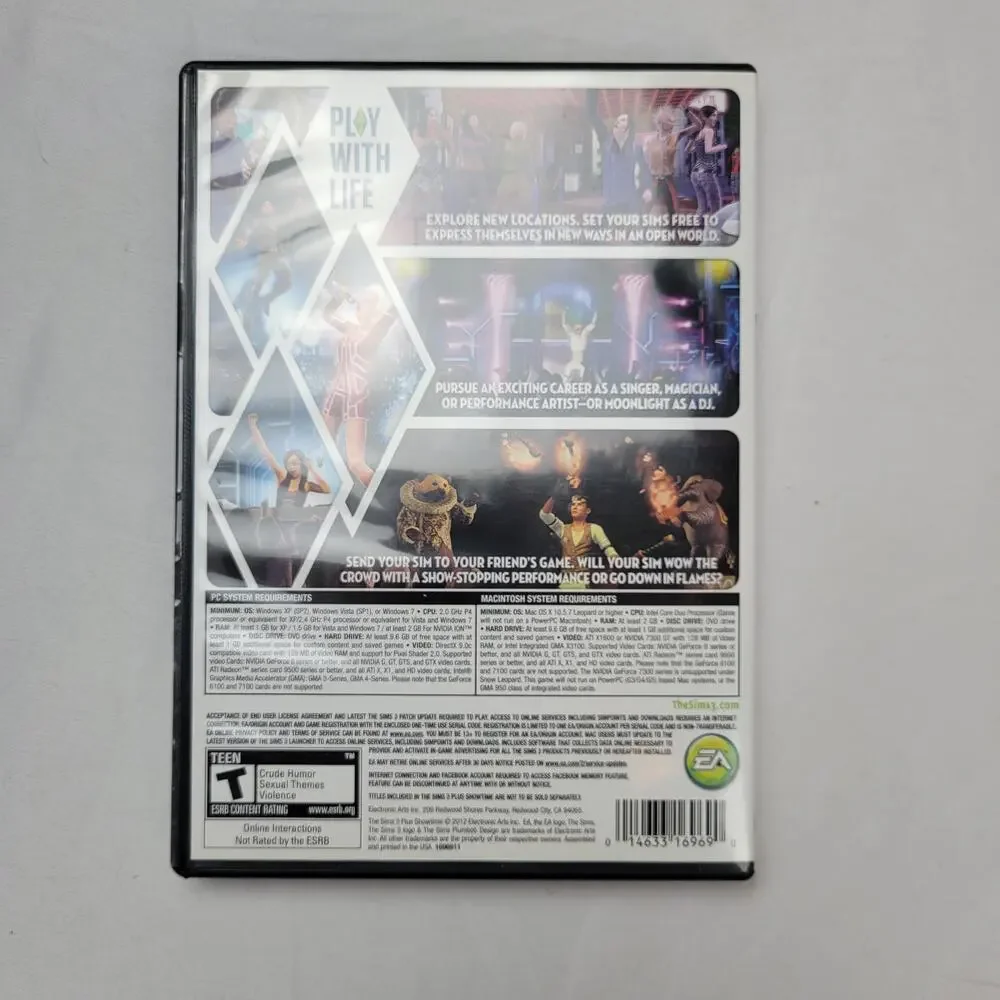 The Sims 3 Plus Showtime CIB PC